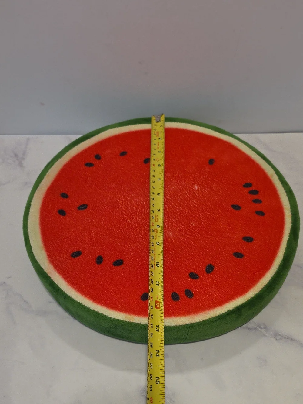 Watermelon Slice Plush Pillow